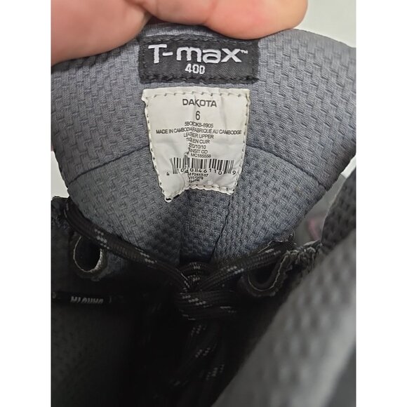 DAKOTA Women's 8905 Composite Toe Composite Plate Winter Safety Boots Black 6M - Picture 4 of 7